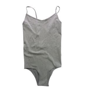 NWOT Free People Smooth Pull On Bodysuit Cami M/L Medium Large Spaghetti Strap